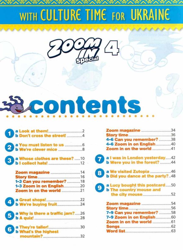 Zoom in 4 Student's Book + Workbook Ціна (цена) 374.22грн. | придбати  купити (купить) Zoom in 4 Student's Book + Workbook доставка по Украине, купить книгу, детские игрушки, компакт диски 1