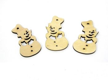 іграшка дитяча игрушка детская дерев'яна іграшка на ялинку сніговик    "Джамбі"