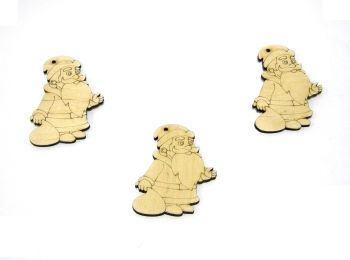 іграшка дитяча игрушка детская дерев'яна іграшка на ялинку дід мороз    "Джамбі