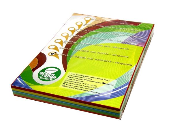 інтенсив кольоровий папір для друку А4 5 кольорів по 25 аркушів щільність 160 Ціна (цена) 195.00грн. | придбати  купити (купить) інтенсив кольоровий папір для друку А4 5 кольорів по 25 аркушів щільність 160 доставка по Украине, купить книгу, детские игрушки, компакт диски 1