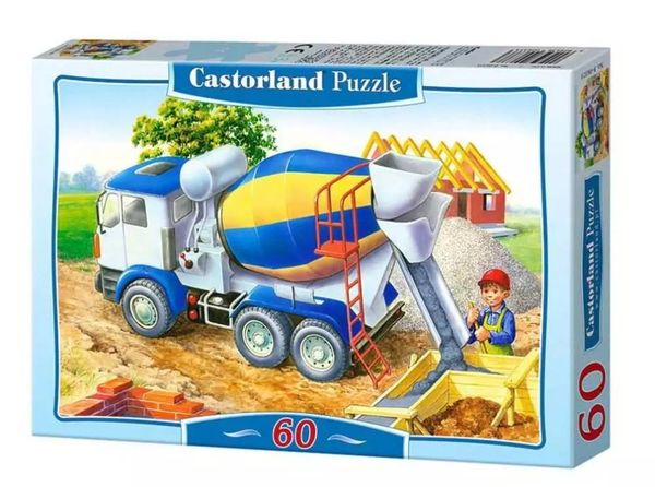 пазли castorland 60 елементів бетонозмішувач артикул 06373 Ціна (цена) 67.70грн. | придбати  купити (купить) пазли castorland 60 елементів бетонозмішувач артикул 06373 доставка по Украине, купить книгу, детские игрушки, компакт диски 1