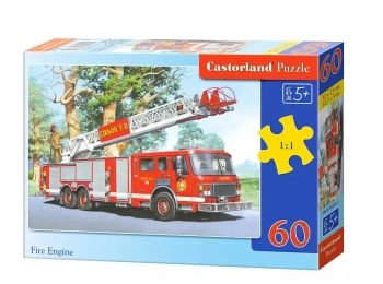 пазли castorland 60 елементів пожежна машина артикул 06359