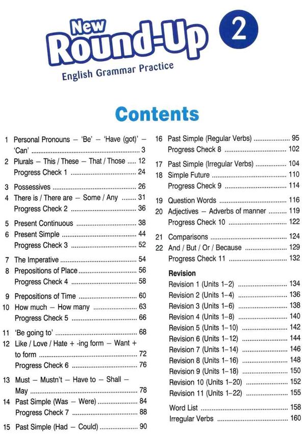 ROUND-UP 2 SB New + CD (ENGLIHS GRAMMAR BOOK) (англійська граматика для школярів начальних класів)  Ціна (цена) 350.00грн. | придбати  купити (купить) ROUND-UP 2 SB New + CD (ENGLIHS GRAMMAR BOOK) (англійська граматика для школярів начальних класів)  доставка по Украине, купить книгу, детские игрушки, компакт диски 2