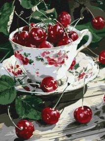 Розпис по номерах 30х40 КНО5707 Вишнева насолода "Ідейка"