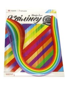 папір для квілінгу на планшеті №5 веселка