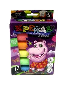 Крейда кольор 12шт MEL-01-06U товста "Danko toys" Крейда кольор 12шт MEL-01-06U товста "Danko toys"