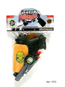 набор полицейского детский   поліцейський набір  артикул 1013 в пакете (25х16см