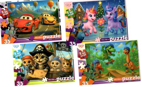 пазли 35 елементів мякі в асортименті серія 11