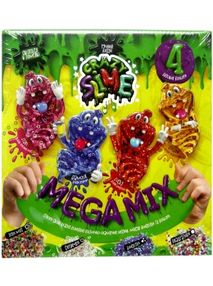 набір для проведення дослідів Crazy Slime 4в1 SLM-03-01U/02U Megamix
