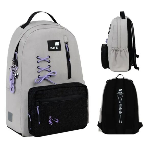 Рюкзак Kite Education Teens Romantic Minimalism 44x29,5x15 см K26-949L-1 Ціна (цена) 1 762.60грн. | придбати  купити (купить) Рюкзак Kite Education Teens Romantic Minimalism 44x29,5x15 см K26-949L-1 доставка по Украине, купить книгу, детские игрушки, компакт диски 0