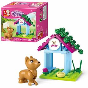 конструктор sluban будиночок для звірятка m38-b0513