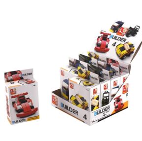 конструктор sluban builder 4 види машин abcd в асортименті m38-b0597