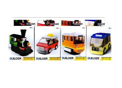 конструктор sluban транспорт в асортименті m38-b0598