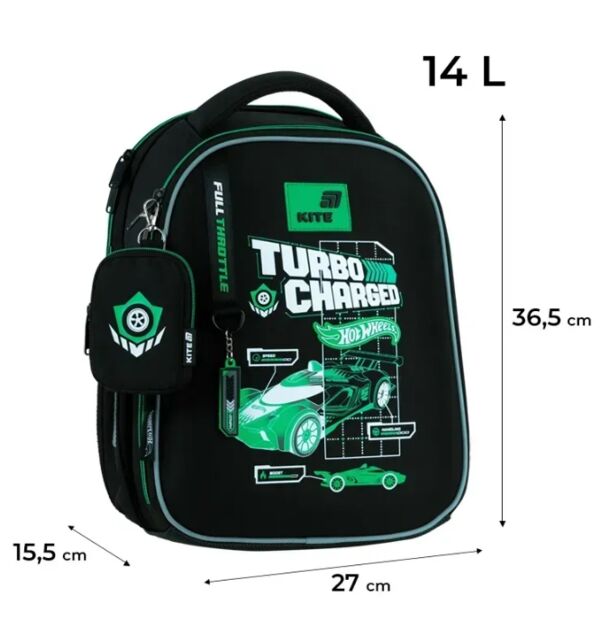 Рюкзак Kite Education Hot Wheels каркасний 36,5х27х15,5 см HW26-555S Ціна (цена) 2 877.00грн. | придбати  купити (купить) Рюкзак Kite Education Hot Wheels каркасний 36,5х27х15,5 см HW26-555S доставка по Украине, купить книгу, детские игрушки, компакт диски 1