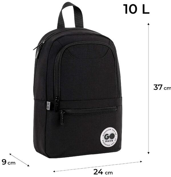 Рюкзак GoPack Education Teens чорний 37x24x9 см GO26-119S-1 Ціна (цена) 653.20грн. | придбати  купити (купить) Рюкзак GoPack Education Teens чорний 37x24x9 см GO26-119S-1 доставка по Украине, купить книгу, детские игрушки, компакт диски 1