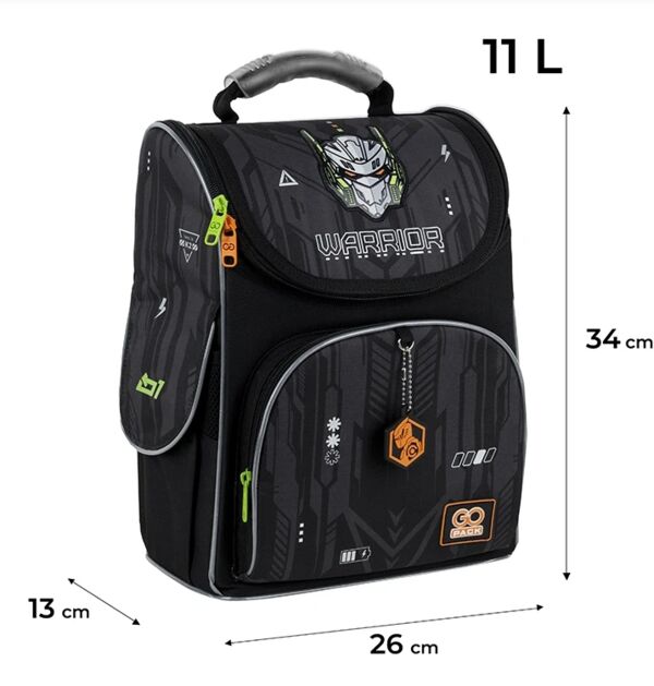 Рюкзак GoPack Education Warrior каркасний 34x26x13 см GO25-5001S-8 Ціна (цена) 1 147.30грн. | придбати  купити (купить) Рюкзак GoPack Education Warrior каркасний 34x26x13 см GO25-5001S-8 доставка по Украине, купить книгу, детские игрушки, компакт диски 1