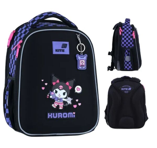 Рюкзак Kite Education Kuromi каркасний 36,5x27x15,5 см HK26-555S-3 Ціна (цена) 2 877.00грн. | придбати  купити (купить) Рюкзак Kite Education Kuromi каркасний 36,5x27x15,5 см HK26-555S-3 доставка по Украине, купить книгу, детские игрушки, компакт диски 0