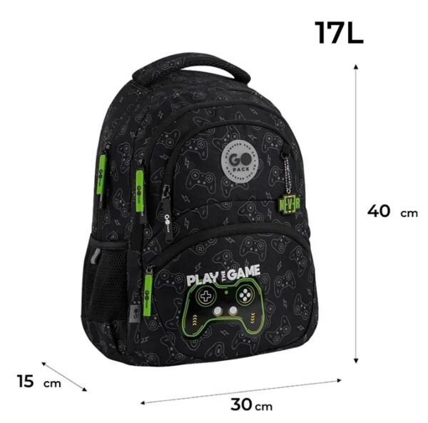 Рюкзак GoPack Education Never Give Up 40х30х15 см GO26-175M-7 Ціна (цена) 996.60грн. | придбати  купити (купить) Рюкзак GoPack Education Never Give Up 40х30х15 см GO26-175M-7 доставка по Украине, купить книгу, детские игрушки, компакт диски 1