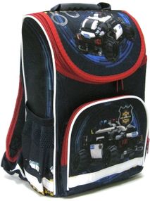 рюкзак ортопедичний    Leader 988031 Smile Машинка короб розмір 34,5*25,5*13см