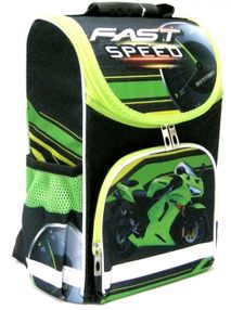 рюкзак ортопедичний    Leader 988037 Smile Мотоцикл короб розмір 34,5*25,5*13см