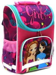 рюкзак ортопедичний    Leader 988081 Smile Дівчатка короб розмір 34,5*25,5*13см