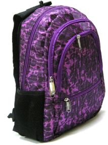рюкзак купити Leader 982015 ортопедичний 38х28х16см фіолетові відтінки ціна