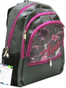 рюкзак ортопедичний    Leader 982066 сірий (Love you) (42х29х15см)