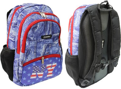 рюкзак ортопедичний    Leader 982076 джинс NY (42х29х15см)