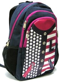 Рюкзак Leader 982091 L-стиль (рожевий), ортопедичний 42х29х15см Рюкзак Leader 982091 L-стиль (рожевий), ортопедичний 42х29х15см