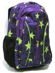 Рюкзак Leader 982138 фіолетовий (зелені зірки), ортопедичний 42х29х15см Рюкзак Leader 982138 фіолетовий (зелені зірки), ортопедичний 42х29х15см