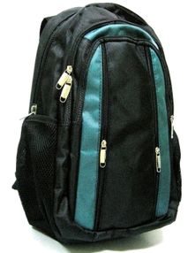 Рюкзак Leader 982154 чорний з синіми вставками, ортопедичний 42х29х15см Рюкзак Leader 982154 чорний з синіми вставками, ортопедичний 42х29х15см