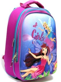 рюкзак черепашка ортопедичний Leader 972568 Smile Феї розмір 38х29х19см