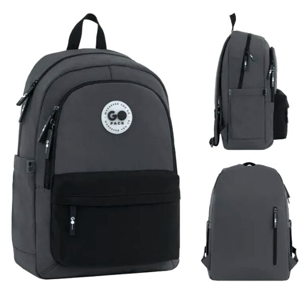 Рюкзак GoPack Education Teens чорний сірий 43x28x13 см GO26-141L-4 Ціна (цена) 962.30грн. | придбати  купити (купить) Рюкзак GoPack Education Teens чорний сірий 43x28x13 см GO26-141L-4 доставка по Украине, купить книгу, детские игрушки, компакт диски 0
