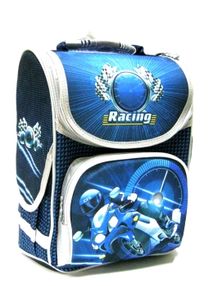 Рюкзак CFS 86167 Moto Racing шкільний, каркасний