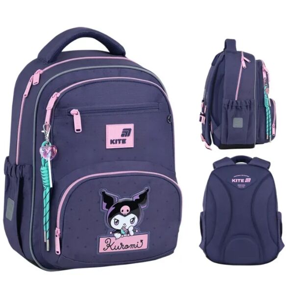 Рюкзак Kite Education Kuromi 39х28,5х13,5 см HK26-773M Ціна (цена) 2 563.60грн. | придбати  купити (купить) Рюкзак Kite Education Kuromi 39х28,5х13,5 см HK26-773M доставка по Украине, купить книгу, детские игрушки, компакт диски 0