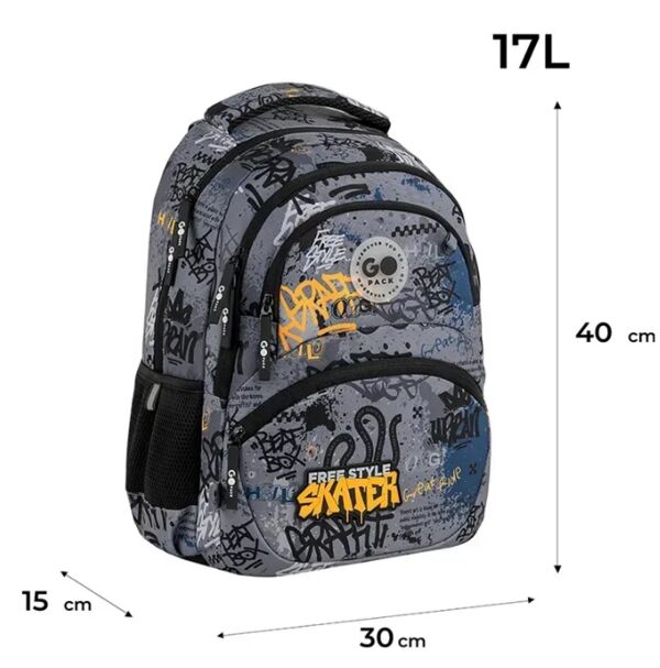 Рюкзак GoPack Education Free Style 40х30х15 см GO26-175M-5 Ціна (цена) 996.60грн. | придбати  купити (купить) Рюкзак GoPack Education Free Style 40х30х15 см GO26-175M-5 доставка по Украине, купить книгу, детские игрушки, компакт диски 1