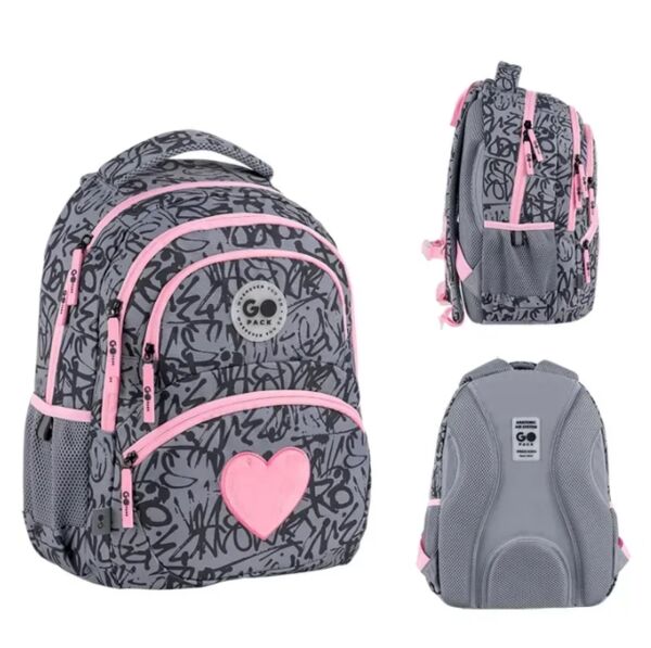 Рюкзак GoPack Education Fluffy Heart 40х30х15 см GO26-175M-4 Ціна (цена) 996.60грн. | придбати  купити (купить) Рюкзак GoPack Education Fluffy Heart 40х30х15 см GO26-175M-4 доставка по Украине, купить книгу, детские игрушки, компакт диски 0