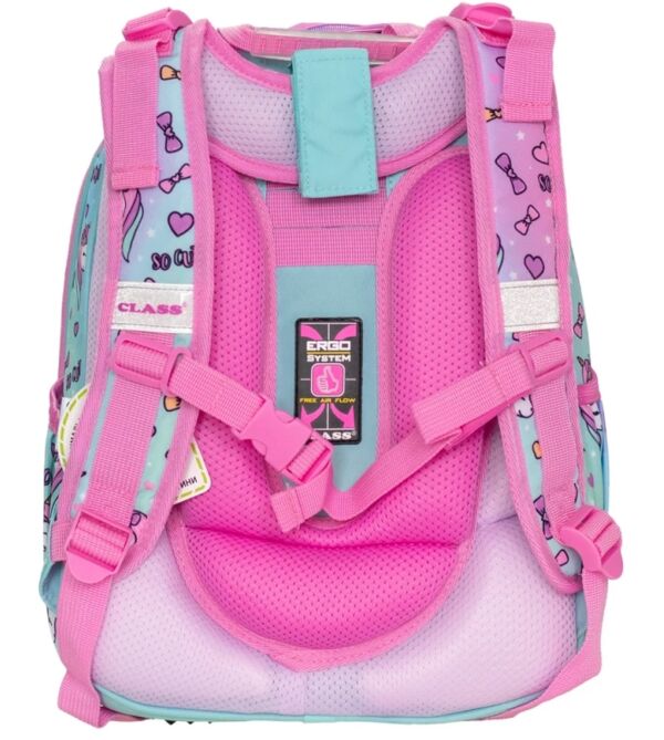 Ранець Class SchoolCase Mini Cute Unicorn 2 відділення 35х27х16 см поліестер 2505С Ціна (цена) 1 365.80грн. | придбати  купити (купить) Ранець Class SchoolCase Mini Cute Unicorn 2 відділення 35х27х16 см поліестер 2505С доставка по Украине, купить книгу, детские игрушки, компакт диски 2