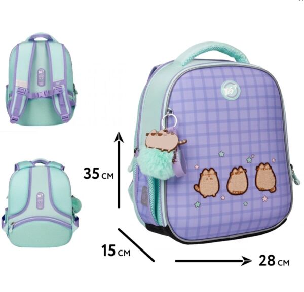 Рюкзак YES Pusheen the Cat каркасний 35х28х15 см H-100 559850 Ціна (цена) 2 240.00грн. | придбати  купити (купить) Рюкзак YES Pusheen the Cat каркасний 35х28х15 см H-100 559850 доставка по Украине, купить книгу, детские игрушки, компакт диски 1