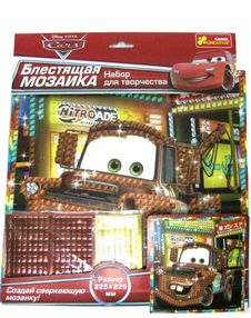 Блестящая мозаика Тачки Метр "Ранок-Креатив"