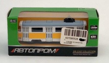 іграшка трамвай  артикул 7654   металевий автопром (10х4,5х4,5см) іграшка трамвай  артикул 7654   металевий автопром (10х4,5х4,5см)