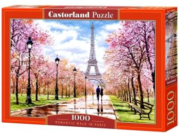 пазли castorland 1000 елементів romantic walk in paris 104369