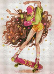 Алмазна мозаїка 30х40 АМО7690 Тримай баланс "Ідейка"