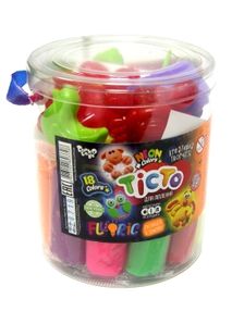 тесто для лепки Fluoric 18 цветов TMD-FL-18-01U туба     тісто для тесто для лепки Fluoric 18 цветов TMD-FL-18-01U туба     тісто для