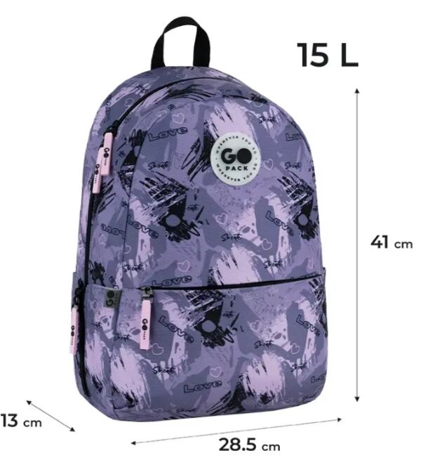 Рюкзак GoPack GO26-188M-2 Education Teens 41x28,5x13см Ціна (цена) 910.80грн. | придбати  купити (купить) Рюкзак GoPack GO26-188M-2 Education Teens 41x28,5x13см доставка по Украине, купить книгу, детские игрушки, компакт диски 1