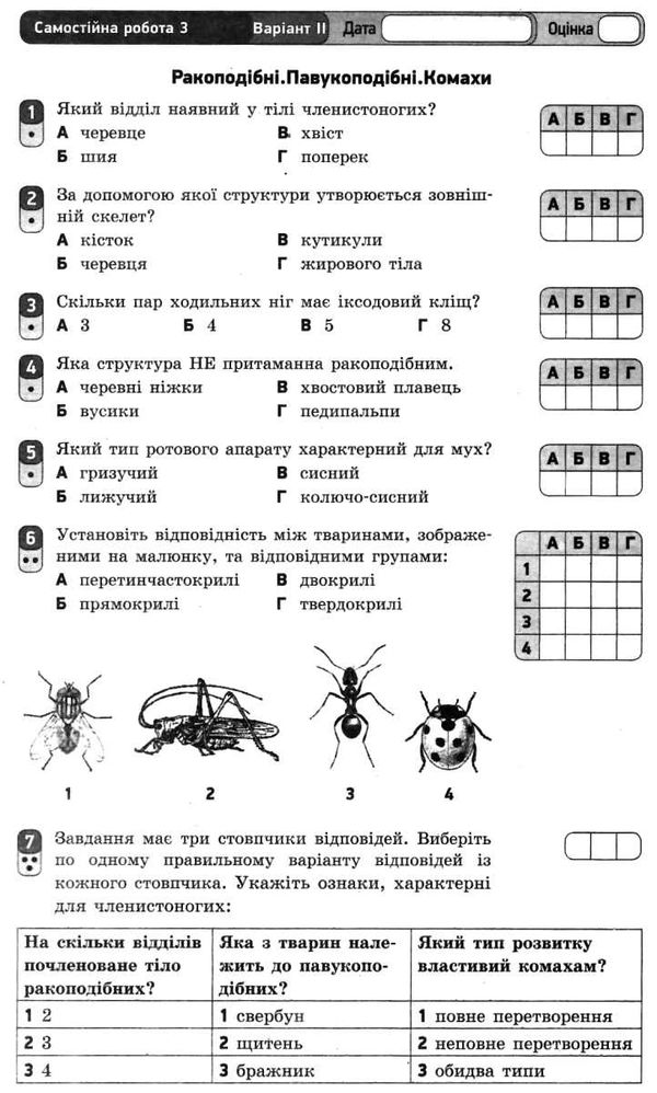 біологія 7 клас зошит для оцінювання результатів навчання Ціна (цена) 20.68грн. | придбати  купити (купить) біологія 7 клас зошит для оцінювання результатів навчання доставка по Украине, купить книгу, детские игрушки, компакт диски 4