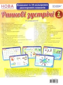 ранкові зустрічі 2 клас комплект плакатів ранкові зустрічі 2 клас комплект плакатів