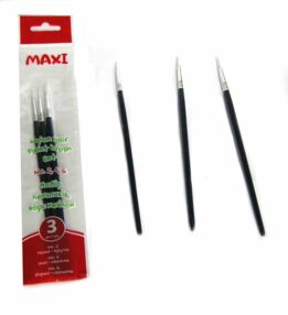 набір пензликів 3 штуки    cool for school № 2, 4, 6 ворс нейлон