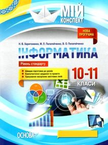 інформатика 10 - 11 клас мій конспект рівень стандарту інформатика 10 - 11 клас мій конспект рівень стандарту