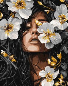 Розпис по номерах 40х50 КНО8507 Пелюсткова музика "Ідейка"